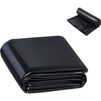 1 Bâche D'étang 3x4m Tissu PVC 0,5mm Œillets Antirouille Pour Étang À Poissons Koi Jardin