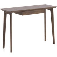 Console avec un tiroir en bois d'acacia massif