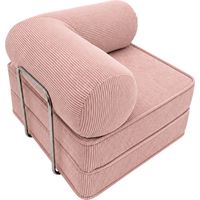 Fauteuil adulte convertible tissu côtelé