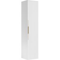 Badplaats Colonna Bagno Rimini 38 x 33 x 170 cm - Bianco Opaco - Colonna Sospesa con 1 Anta
