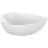 TOTO TA lavabo à poser, sans trou pour robinetterie, avec