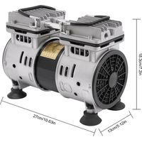 Produktbild von Ölfreie Vakuumpumpe 550W | 1400 Rpm | -93 KPa | 120 L/min | 45 DB | Für Labor, Medizin & Lebensmittel