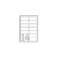 Avery Clear Address Label - Laser - L7563 Trasparente