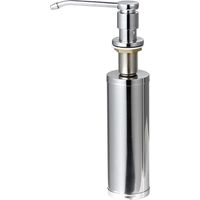 Flüssigkeitsspender für die Küchenspüle, Seifenspender für die Küchenspüle mit 11-oz-Seifenflasche, Edelstahl
