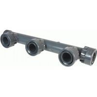 DURA Collecteur 3 sorties PVC - 1" Mâle x 1" Femelle x 1" Femelle x 1" Femelle