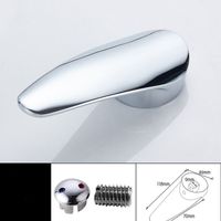 Zinc Alloy Faucet Handles, 48mm Faucet Handle Lever Replacement, Single Handle Lever with Hot and Cold Color Knob dPBkpo0bwXe