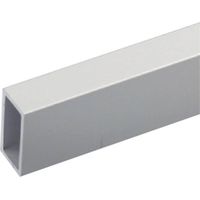 PROFILO PER FAI DA TE TUBO RETTANGOLARE mm 20 x 10 x 1 - mt 1 col.argento