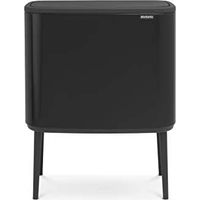 Brabantia 316067 poubelle de cuisine 33L noir mat
