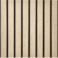 Lot von 2 Wandstickern mit Travertin-Effekt Ribo 30x30cm - Atmosphera créateur d'intérieur