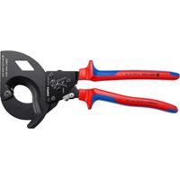 KNIPEX 95 32 315 A Cable Cutter (ratchet action) for steel wire armoured cables (SWA cable) with multi-component handles black lacquered 315 mm