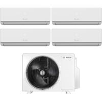 Condizionatore Quadri Split Bosch CLIMATE 4000i 9+9+12+12 con 5000M 105/4 E R-32 Wi-Fi Optional