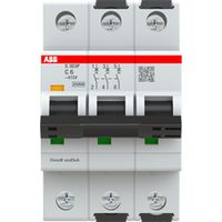 Disjoncteur miniature - S300P - 3P - 6 A - C - (415 V AC) 100 kA - ABB2CDS383001R0064