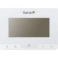 Garza Cronotermostato digitale programmabile per caldaia e riscaldamento, Cronotermostato touch controller di temperatura., Bianco, 20 x 80 x 120 millimetri