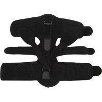 Orthèse de pied tombant ajustable, confortable et universelle pour la cheville et le talon (noire)