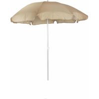 Ombrellone Parasole da Giardino Chillvert Gandía Alluminio fisso Ø180 cm Camel