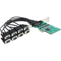 Delock pci express 8 puertos serie RS-232 high speed 921k EXAR Chipset
