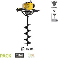 Foreuse thermique 52cc TEXAS EA5300 vrille 150mm
