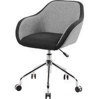 Silla con Ruedas - Sillón de Oficina Gris