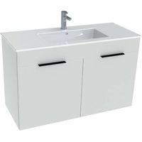 Jika Cube - Mueble con lavabo, 98x42x62 cm, blanco H4536511763001