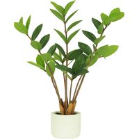Plante verte zamioculcas artificiel 48cm