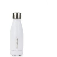 YOKO DESIGN - Bottiglia Termica con Doppia Parete in Acciaio Inox, Acciaio Inox, Bianco, 260mL