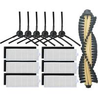 Suitable for ILIFE A4 sweeper accessories main brush Haipa filter side brush rag
