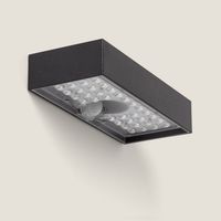 Applique Murale LED Extérieure 6W Karl Solaire Noir 4000K Blanc neutre