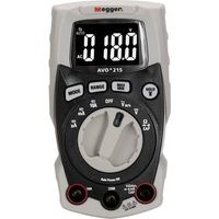 Megger AVO215 Multímetro digital negro CAT III 600 V