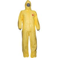 Dupont Schutzoverall Typ 3/4/5/6 Tychem 2000 C, gelb, Unisex-Größe: S