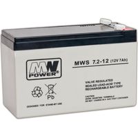 MWS 7.2-12: Batería VRLA AGM de 12 V/7,2 Ah