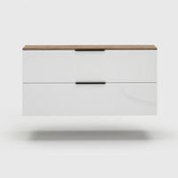 Meuble à chaussures gain de place 2 portes en bois Space