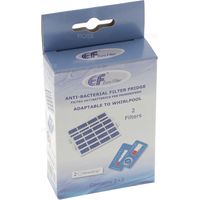 Lot de 2 filtres anti bacterien pour refrigerateur Whirlpool WF009 Ef Euro Filter