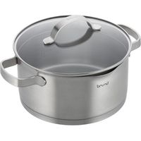Brund Kookpan avec Glazen Deksel 4L RVS