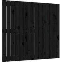 Maison Exclusive - Tête de lit murale Noir 95,5x3x90 cm Bois massif de pin