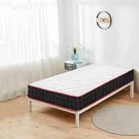 Iztoss – Matelas mémoire de forme 90x190cm – Épaisseur 16 cm – 7 zones de confort – Soutien ergonomique – Mousse haute densité respirante