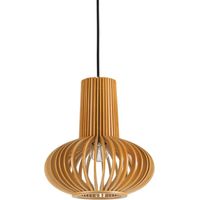 Ideal Lux Citrus - 1 Licht Decke Anhänger Holz, E27