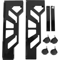 Support de tour PC mobile réglable et ventilé avec 4 roulettes verrouillables.
