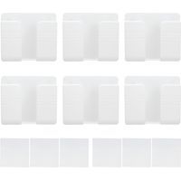 Support mural pour téléphone, adhésif universel, support de charge Mobile pour la maison, chambre à coucher, salle de bain, blanc, 6 pièces