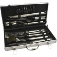 Leopold Vienna LV01070 Set Barbacoa 18 piezas Negro Acero