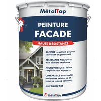 Peinture Facade - Jaune soleil - RAL 1037 - 15 L - Métaltop