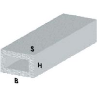 profilA rectangulaire cm 100 h argent 20x10x1 mm barre de tige en aluminium