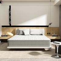 Dewinner – Matelas mémoire 90 x 190 cm – épaisseur 25 cm – soutien orthopédique moyen-dur – 7 zones de confort – anti-acariens – mousse polyuréthane