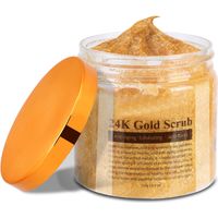 Gommage corporel anti-rides MELAO Pure 24K Or, sel de bain exfoliant pour peau lisse