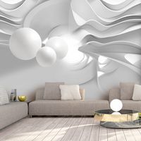 Fotomurale adesivo - White Corridors - 98x70