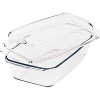 Schüssel + Deckel eckig 2,8l Küche Haushalt kochen Geschirr Kochschüssel TOP NEU