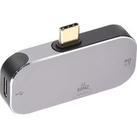 Station d'accueil USB C 3 en 1 avec HDMI et ports USB C pour Windows, Android, Mac
