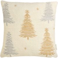 TOM TAILOR Funda de cojín decorativo WEIHNACHTSKISSEN - 1 unidad 45x45 cm, Beige