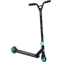 Pro Stunt-Scooter. Tretroller für Freestyle Tricks. Aluminium. Metall. Kunstleder. für Kinder und Erwachsene. Grün