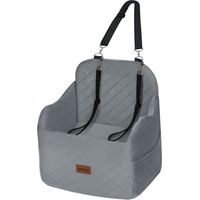 Skylos Dog Booster Car Seat Portable Pet Puppy Travel Carrier Bed Basket Grey