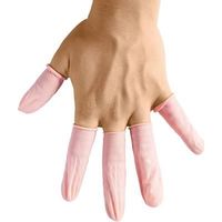 BJZ A-2813 Dedil Antiestático de Látex Talla XL Rosa